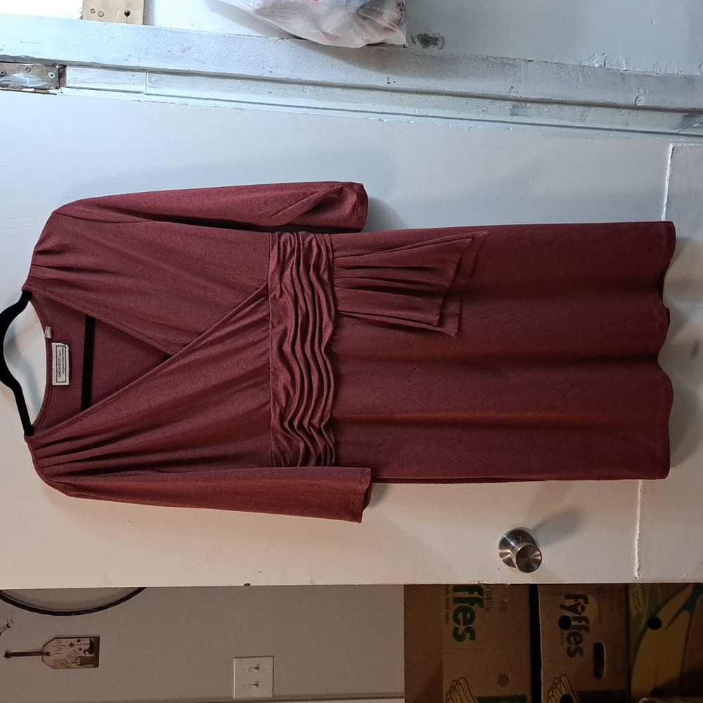 Maroon Simonton Says medium dress